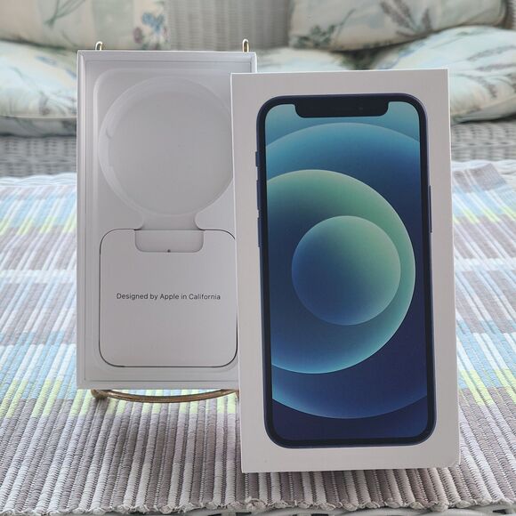 Authentic Replacement BOX ONLY For Apple iPhone 12 Mini - Blue - 64GB - BOX ONLY - Picture 5 of 10